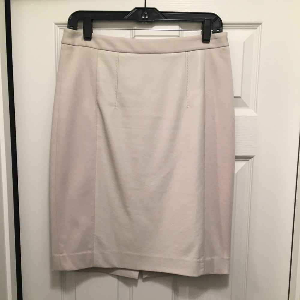 The Limited Cream Pencil Skirt
